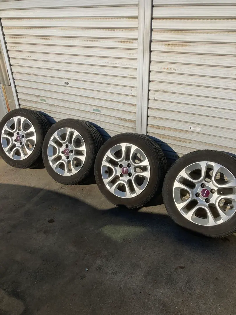 中古アルミ15X6.0　PCD98フィアット500、パンダ、プント、ムルティプラ 中古アルミ15X6.0PCD98フィアット500、パンダ、プント、ムルティプラ