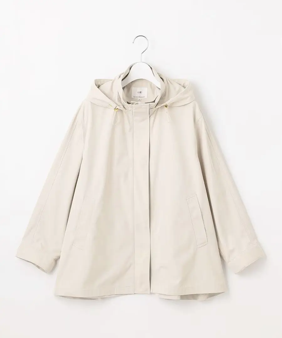 Thumbnail of 23区 This Season's New Items, Featured in VERY Magazine March Issue / Water-Repellent Light Twill Hooded Outerwear 38