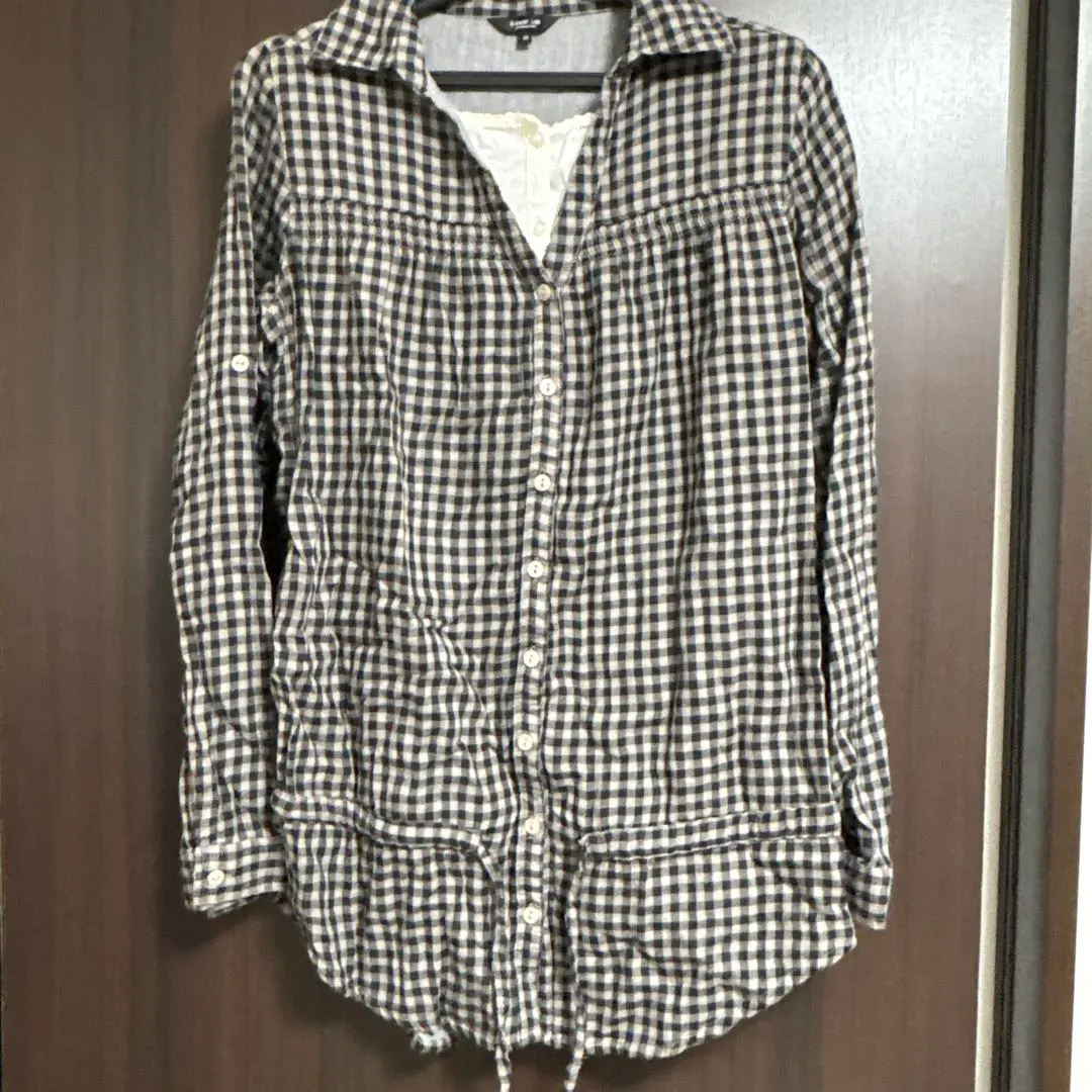 Thumbnail of BEAUMONT CARR Checkered Long Sleeve Shirt M