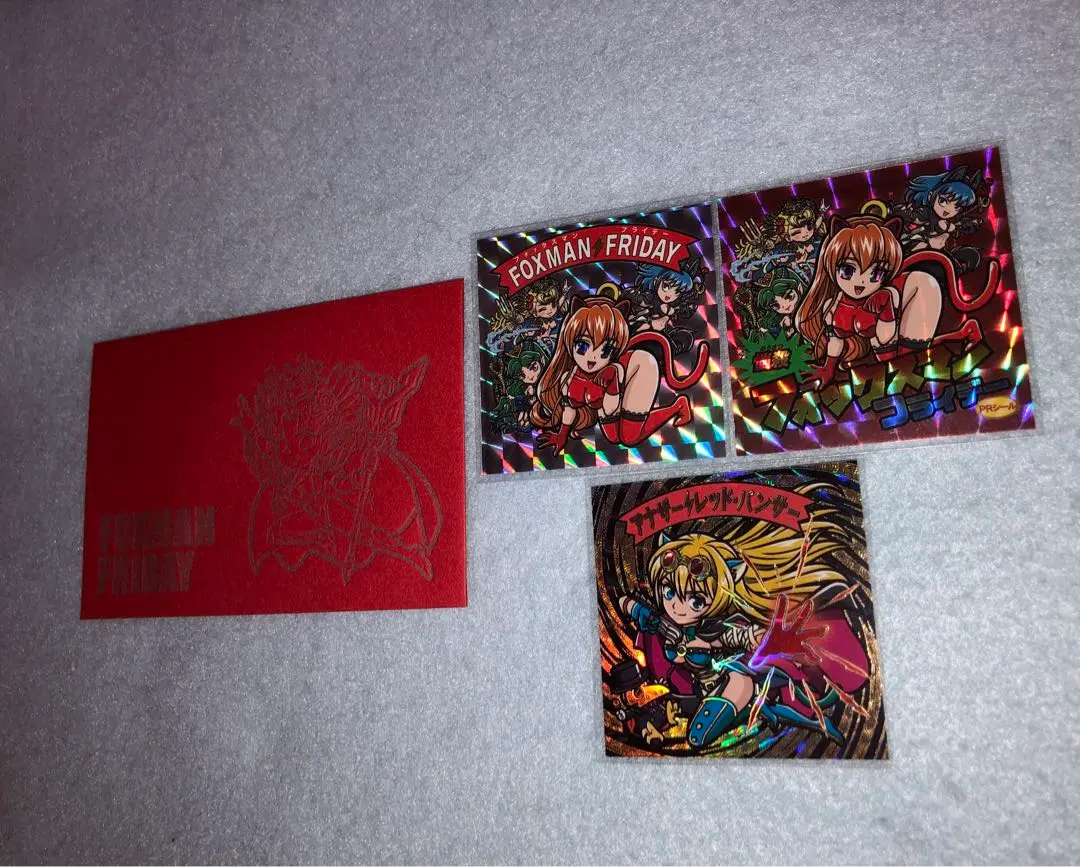 Thumbnail of Set of 3: Another Red Panther Foil & Prism FOXMAN FRIDAY