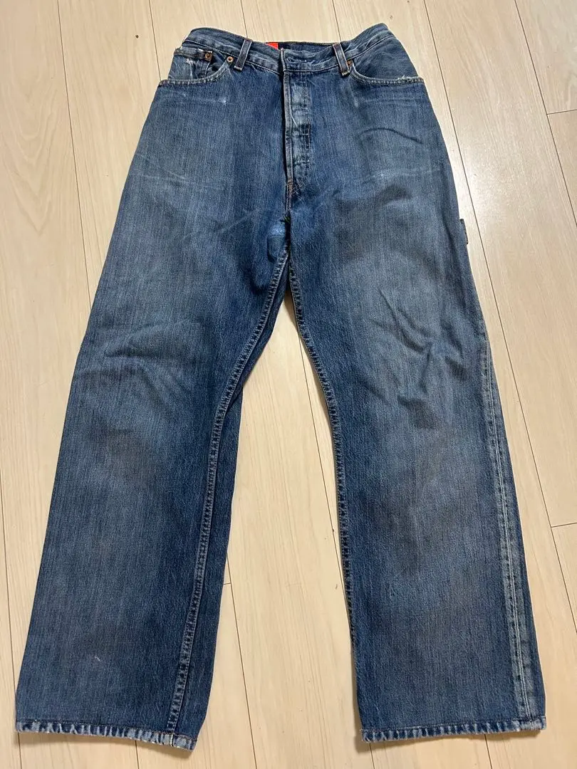 Preloved リメイクデニム ブラックデニム ヴィンテージ プレラブド Shinzone - 【新品未使用】PRELOVED プレラブド ブラック フレア
