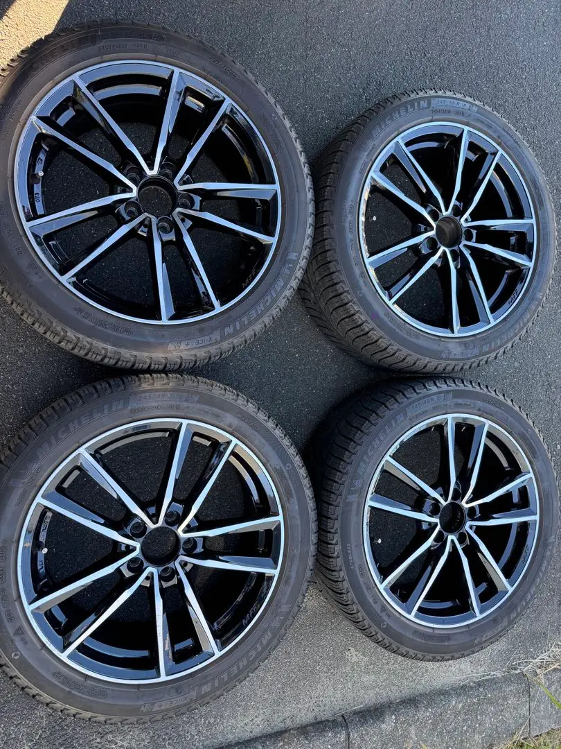 【手渡し限定】ベンツ純正ホイール18インチ スタッドレス 245/45 R18 手渡し限定】ベンツ純正ホイール18インチ スタッドレス 245/45 R18
