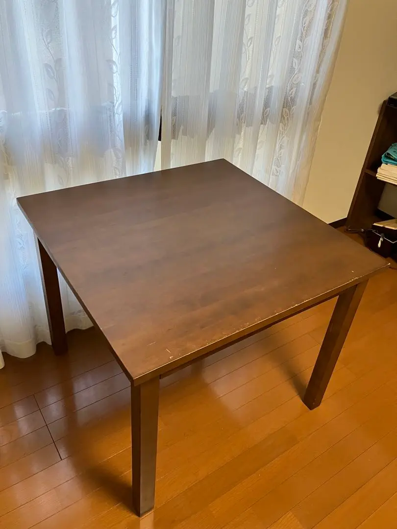 木製テーブル 引出付 節あり 幅80cm | 無印良品