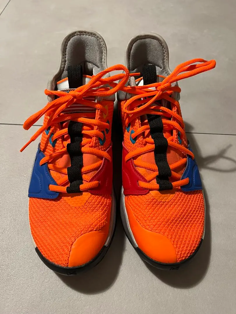バッシュ 【美品】NIKE ナイキ PG3 NASA 50周年26センチ ☆超レア☆ ナイキ PG3 NASA 50thコラボ シルバー 27.5 022
