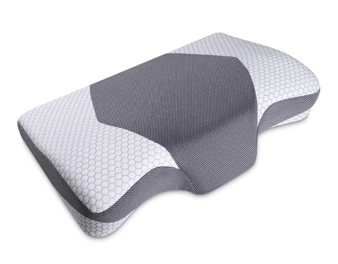 Thumbnail of Memory Foam Pillow Gently Supports Head, Neck, and Shoulders, For Back and Side Sleepers, Neck Support
