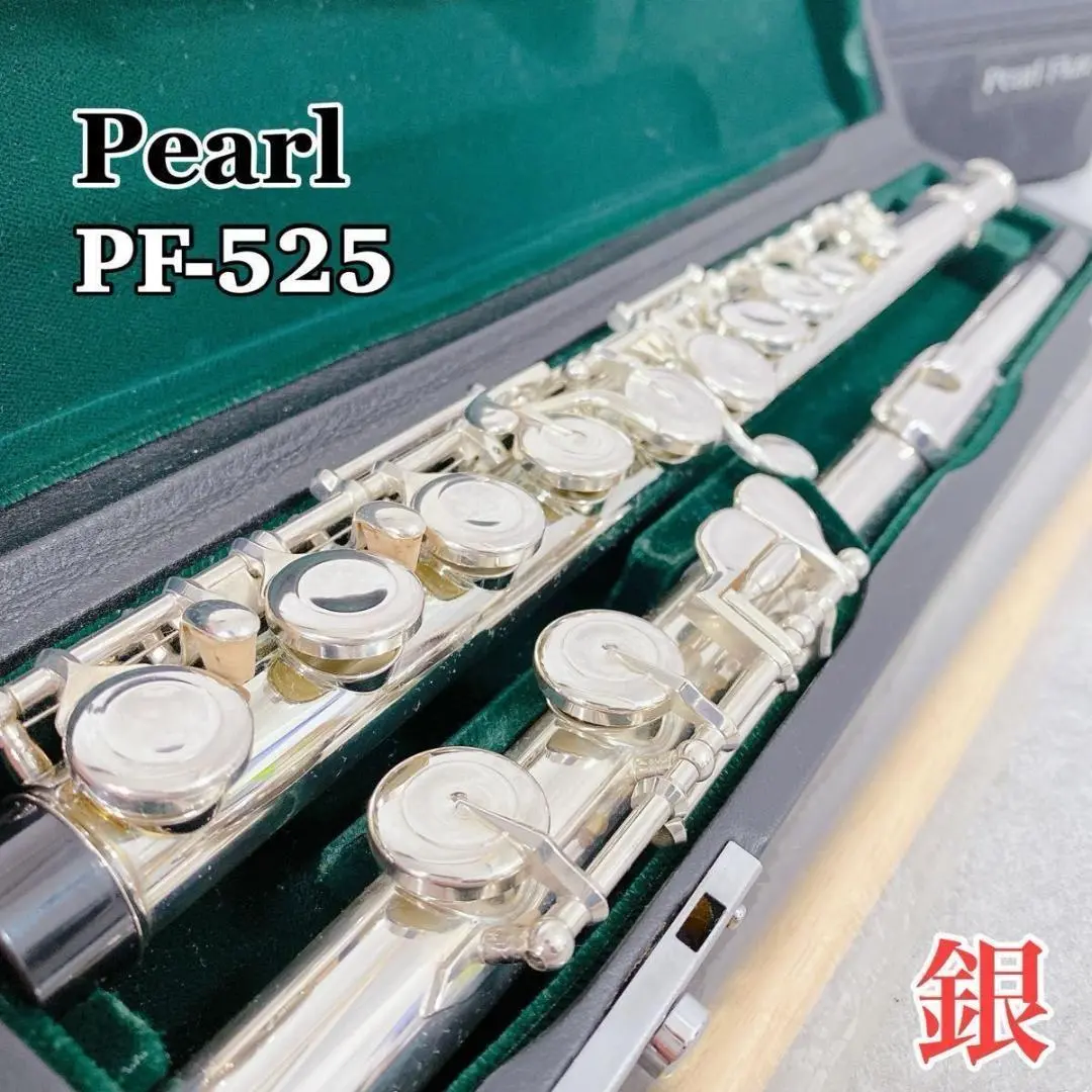 値下げしました！パールフルート pf-525 Eメカ付き　お手入れセット付き 2025年最新】pearl pf-525の人気アイテム - メルカリ