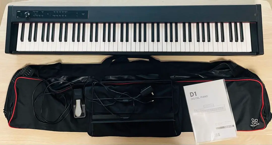 KORG D1 電子ピアノ ブラック RH3鍵盤 中古 2025年最新】korg d1 電子ピアノの人気アイテム - メルカリ