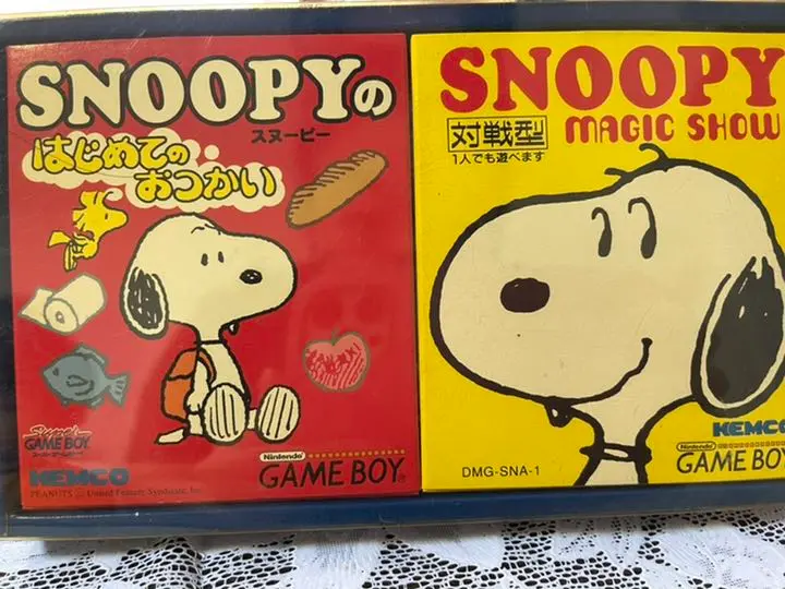 ゲームボーイソフト スヌーピー マジックショー SNOOPY ゲームボーイ ソフト『スヌーピーのマジックショー』販売中