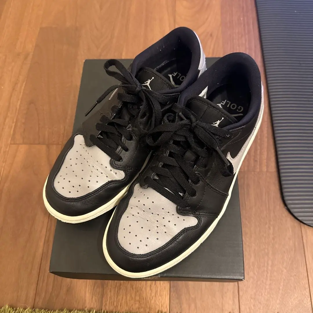 み*る様 GOLFナイキジョーダン1ゴルフシャドウ27.0cm エア ジョーダン 1 ナイキ エアジョーダン ミュール ゴルフ NIKE