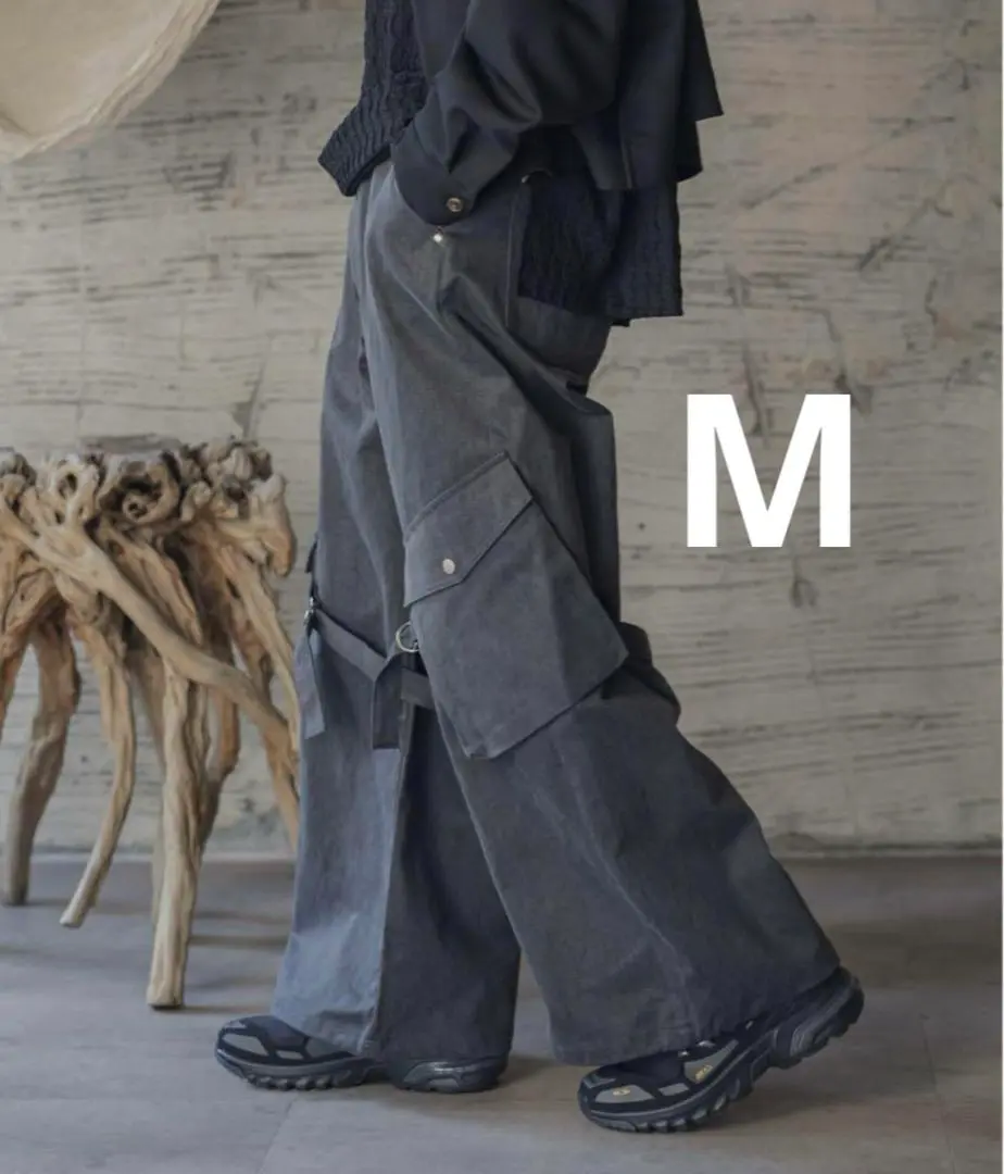 casper john 　ブリーチツイルボンテージカーゴパンツ　sサイズ セール】Bleach twill bondage cargo pants/ブリーチツイル