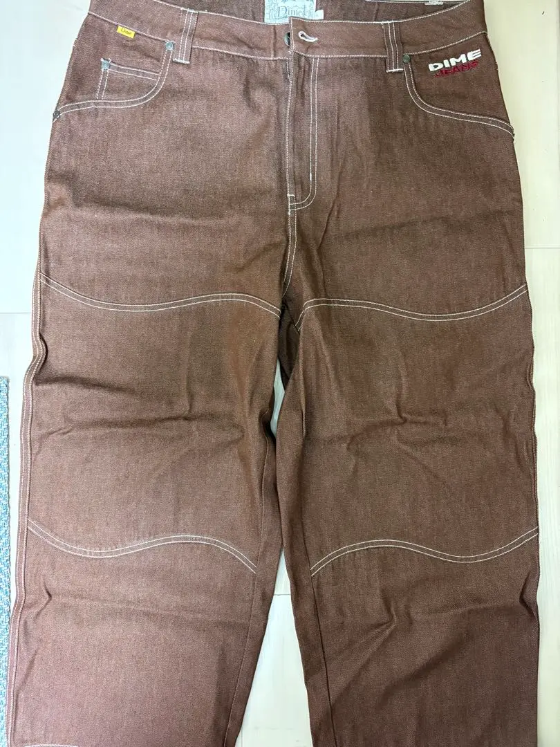 2025年最新】dime デニム ブラウンの人気アイテム - メルカリ