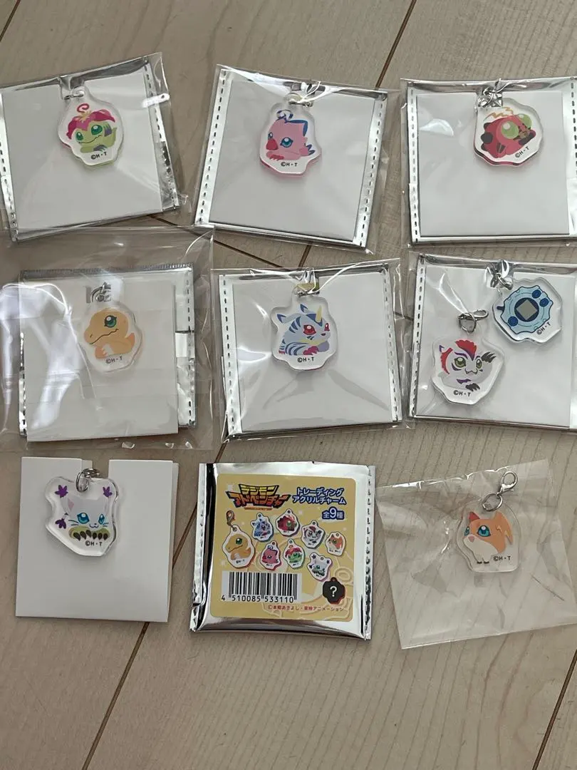 Thumbnail of Digimon Adventure Acrylic Charm 25th Anniversary - Complete Set of 9