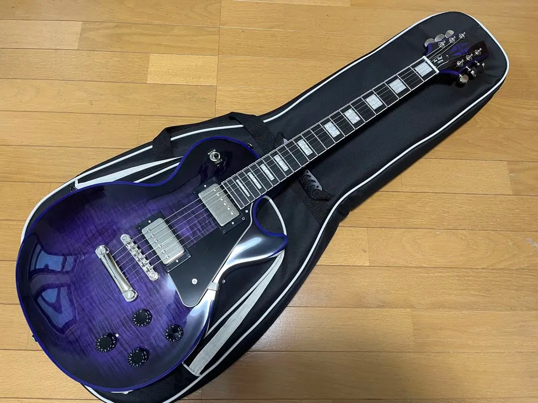 レスポールスタイル オリジナル エレキギター パープル Gibson Epiphone Les Paul Classic Worn -Purple- パープル
