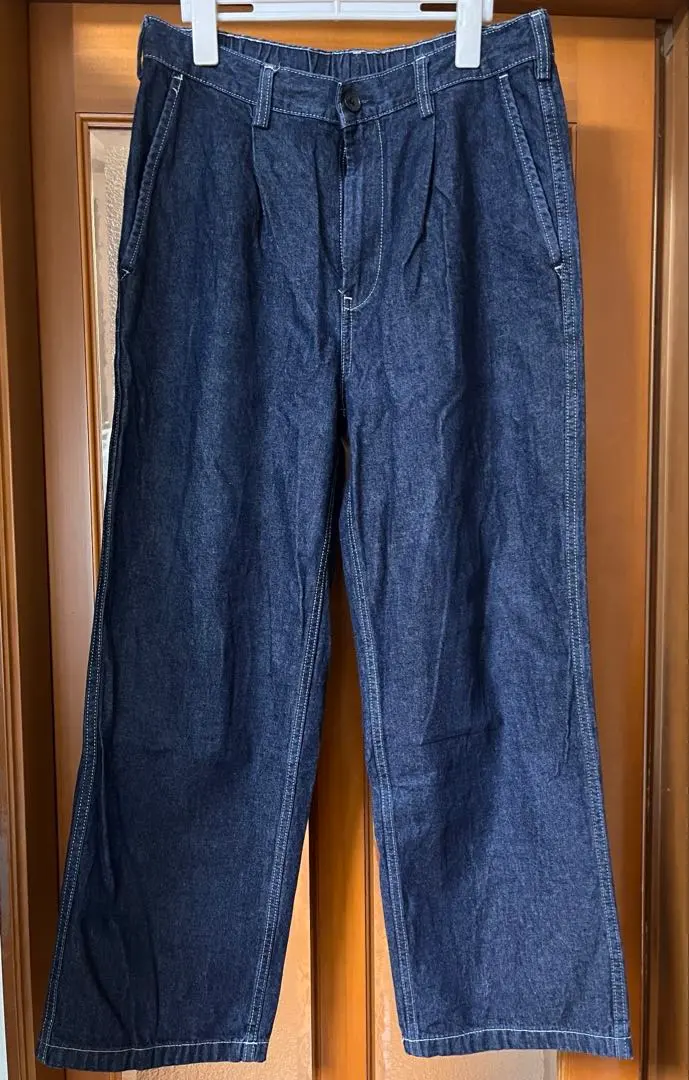 Thumbnail of Excellent condition G U wide denim, men's size S