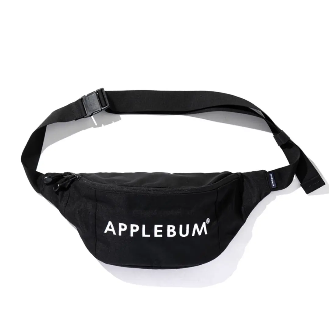 極美品　アップルバム　 ウエストバッグ ボディバッグ ブラック　黒　完売品 2025年最新】APPLEBUM ボディバッグ・ウエストポーチの人気