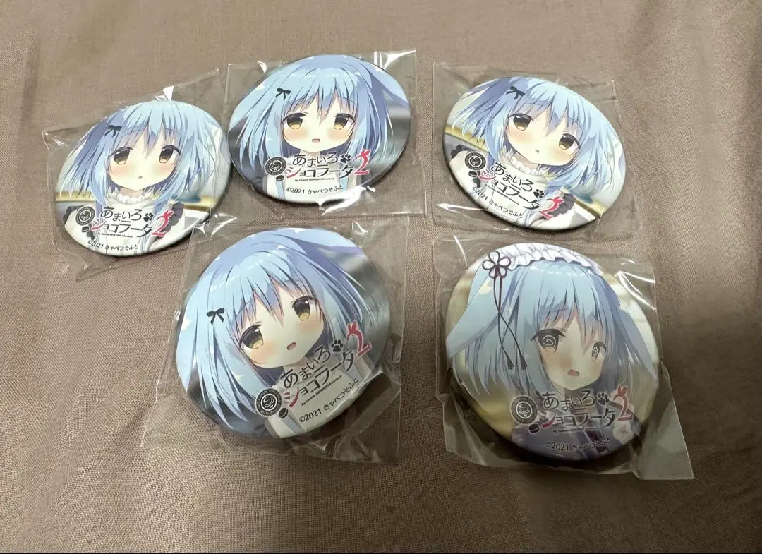 あまいろショコラータ3 百々瀬みつき 缶バッジ×3 きゃべつそふと