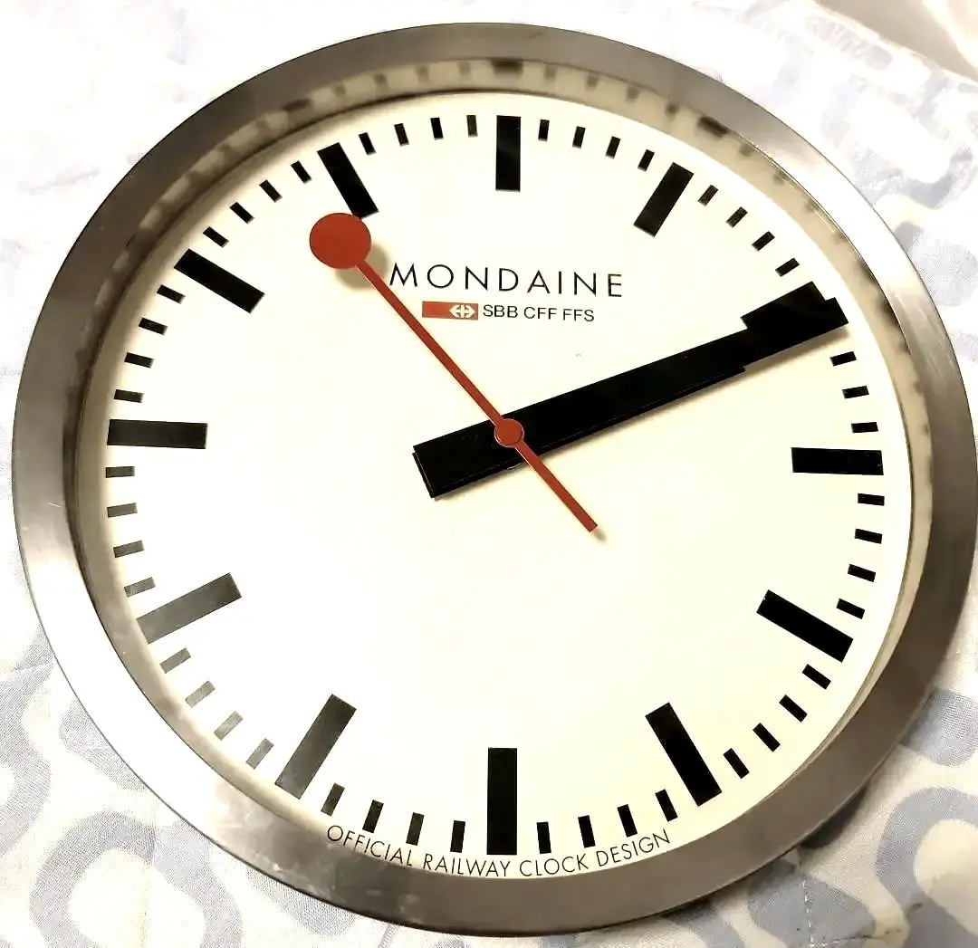新品、未使用 モンディーン MONDAINE 置き時計 掛け時計兼用 125㎜ 2025年最新】モンディーン掛け時計の人気アイテム - メルカリ