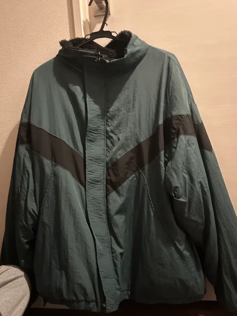 Thumbnail of ills Dark Green Nylon Jacket, Size L