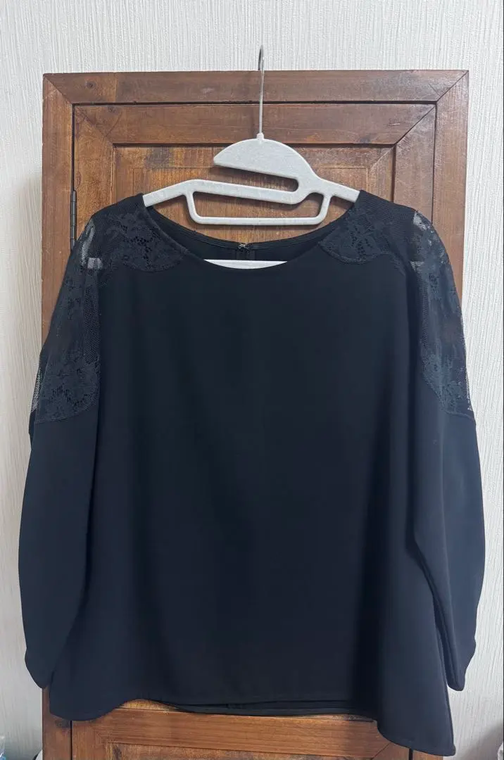 Thumbnail of NOBLE Black Top with Lace F Size