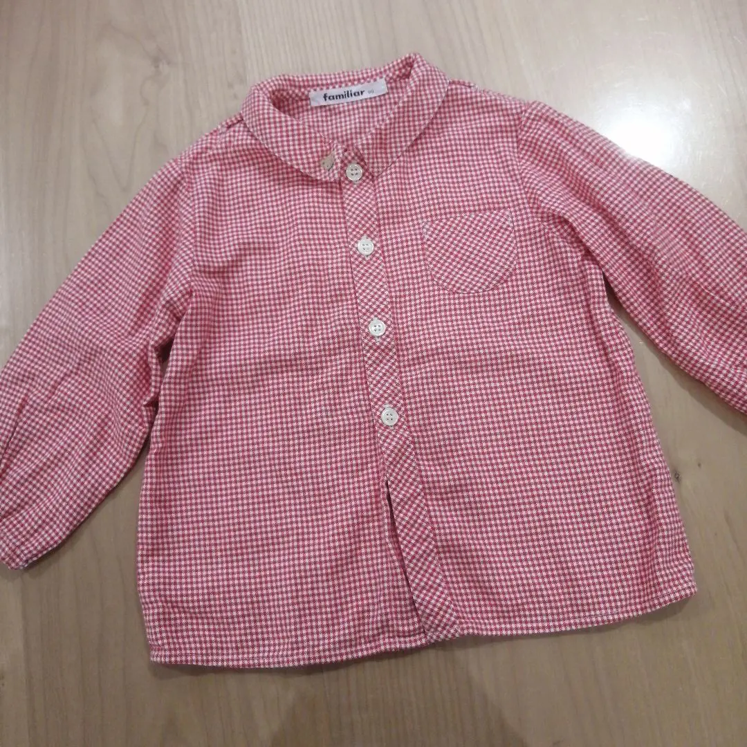 Thumbnail of Familiar Check Blouse 90cm