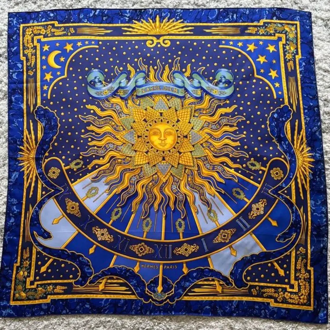 Thumbnail of HERMÈS Silk Scarf: Sun and Stars