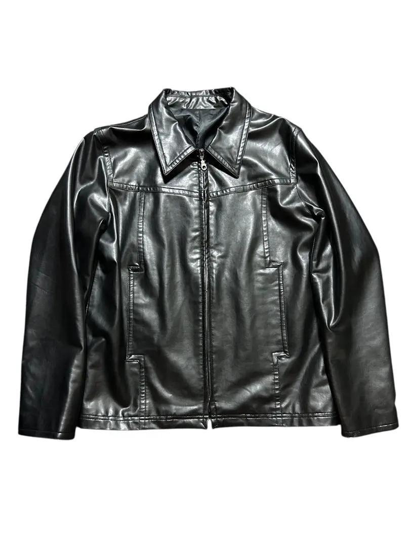 Thumbnail of Unknown fake leather jacket, sullen, short length
