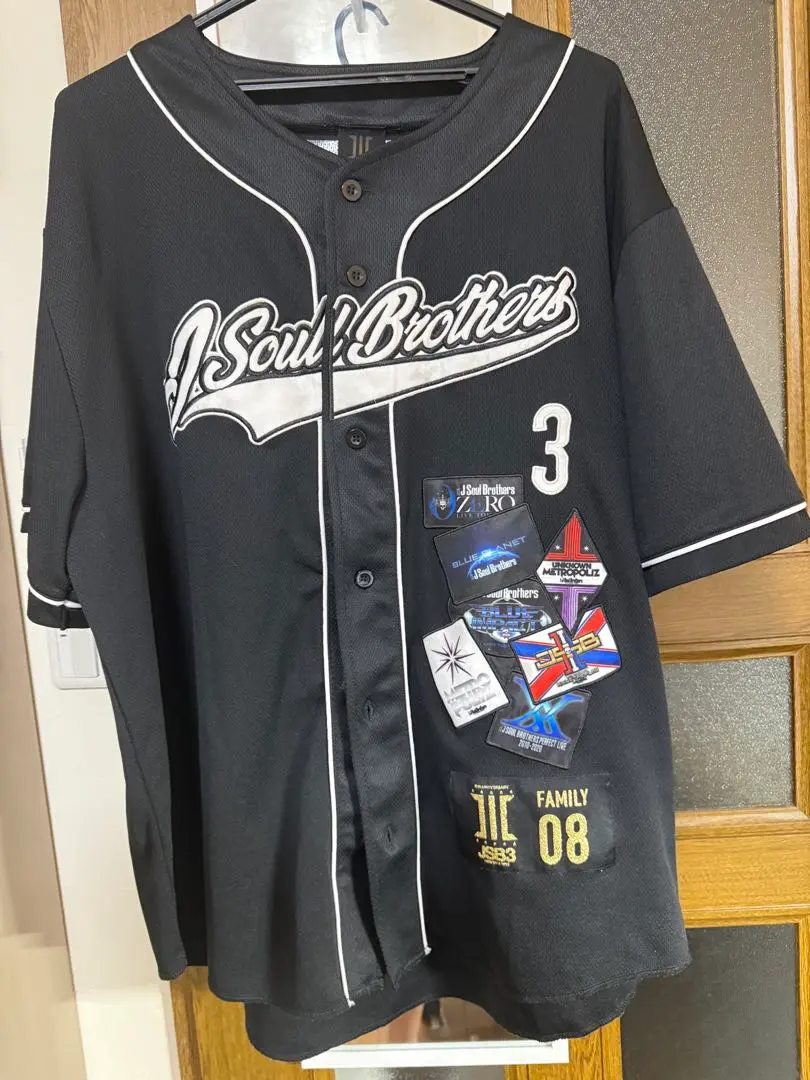 三代目JSB ELLY Produce J.S.B.ベースボール シャツ 新品未開封】三代目 LIVE TOUR KINGDOM ベースボールシャツ