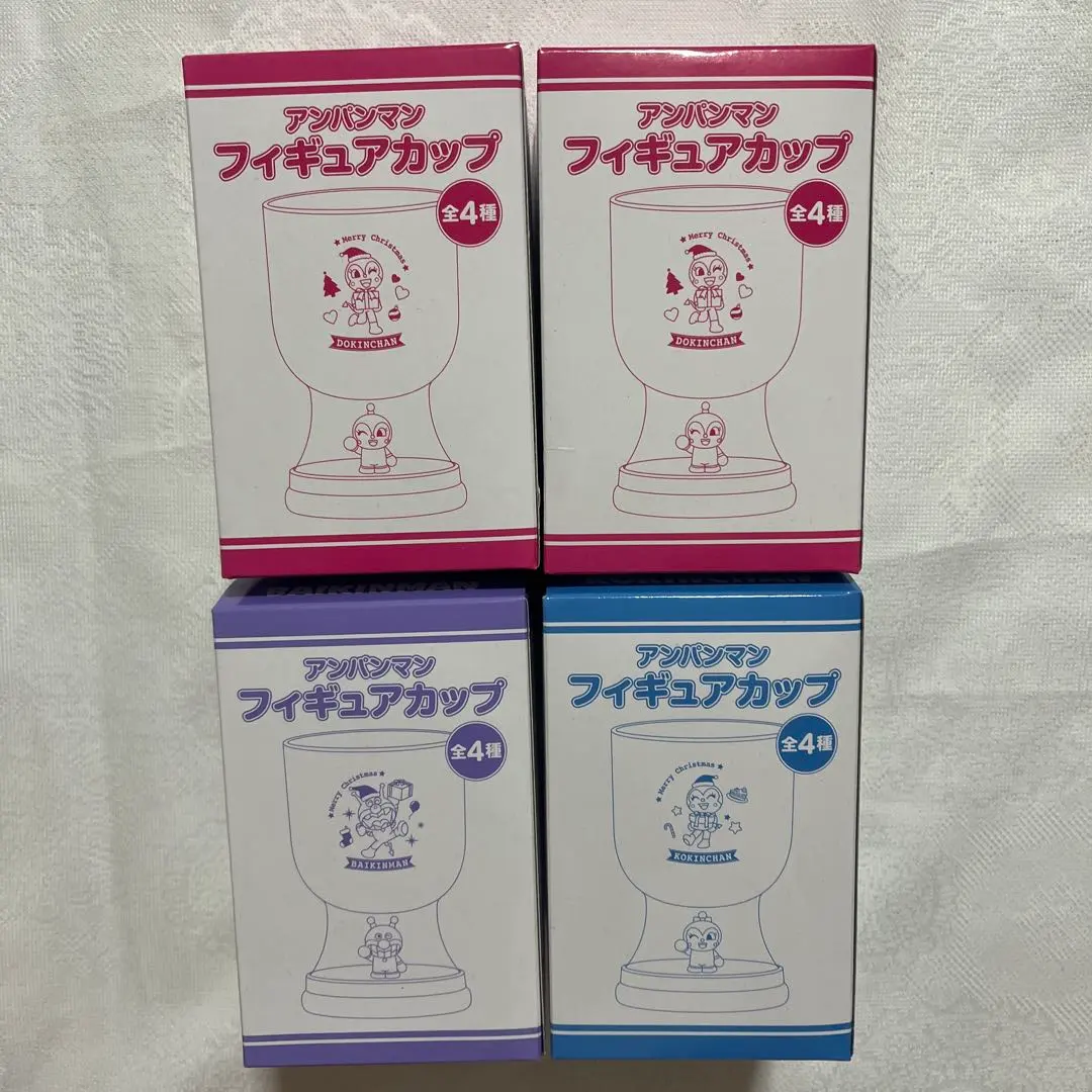 Thumbnail of 2024 Asahi Soft Drinks Anpanman Figure Cup - Set of 4