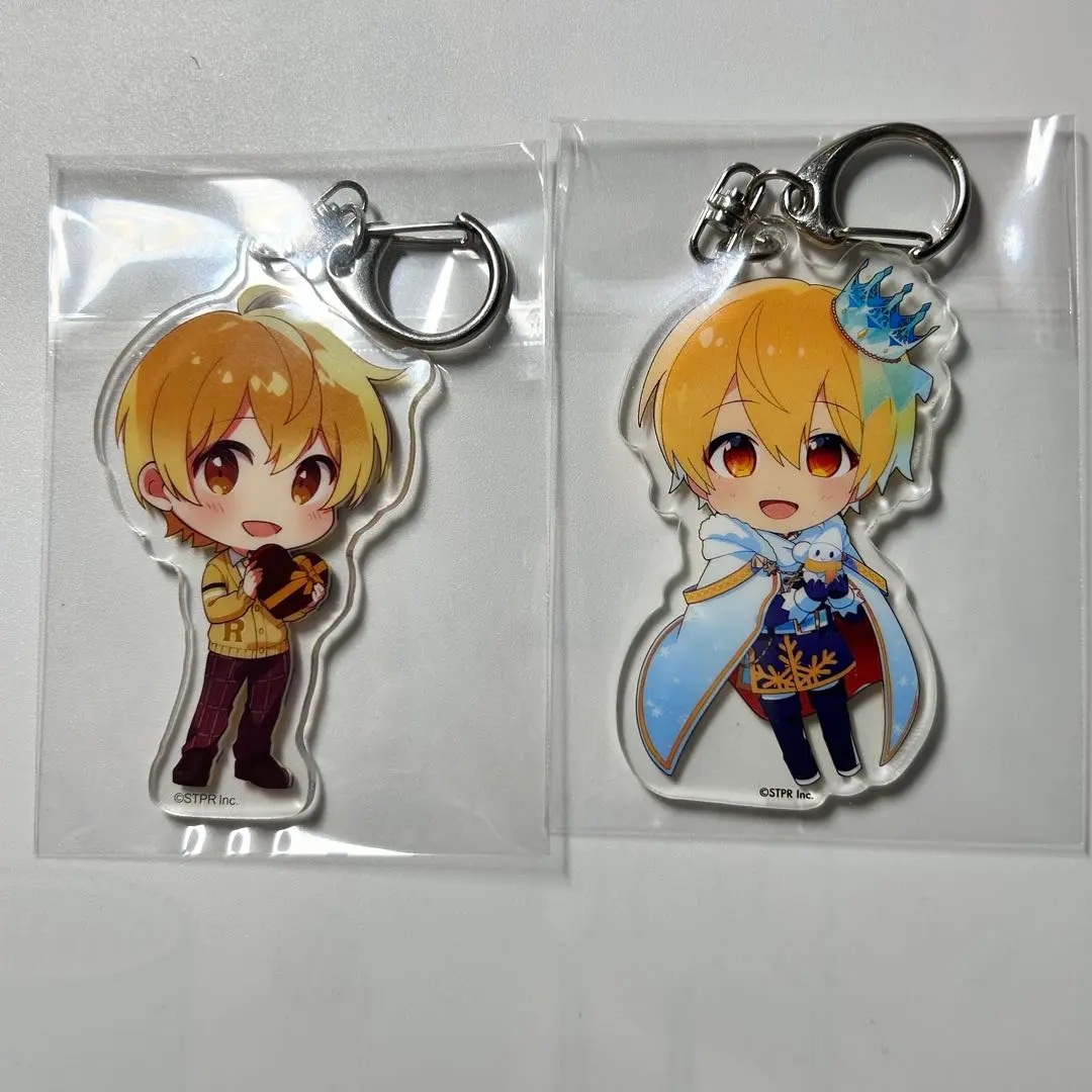 Thumbnail of Set of Strawberry Prince (StPri) Root Acrylic Keychains