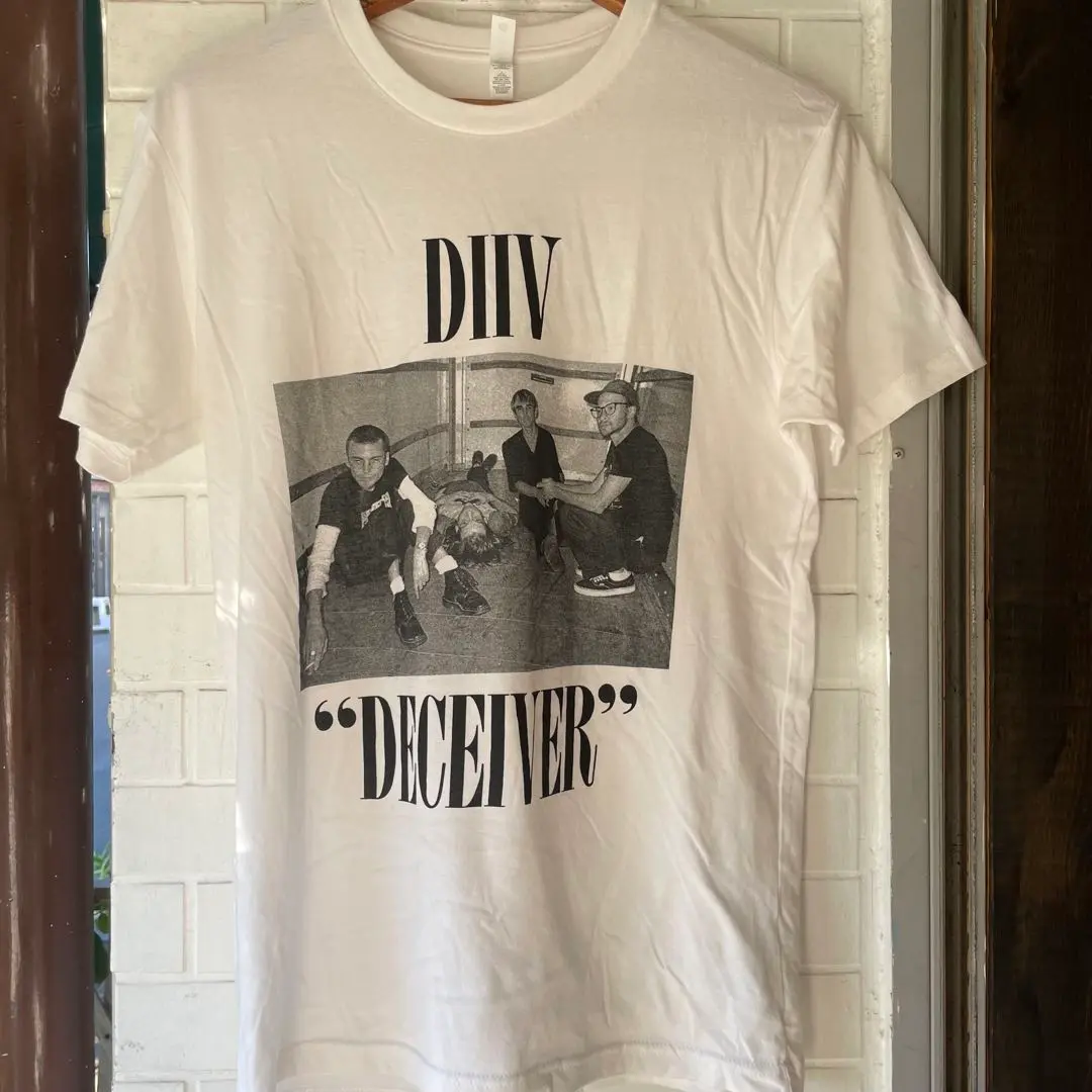 diiv official バンドTシャツ ダイヴ RIDE マイブラ B'z LIVE-GYM 2003 rock and roll スター 星 プリント バンド T
