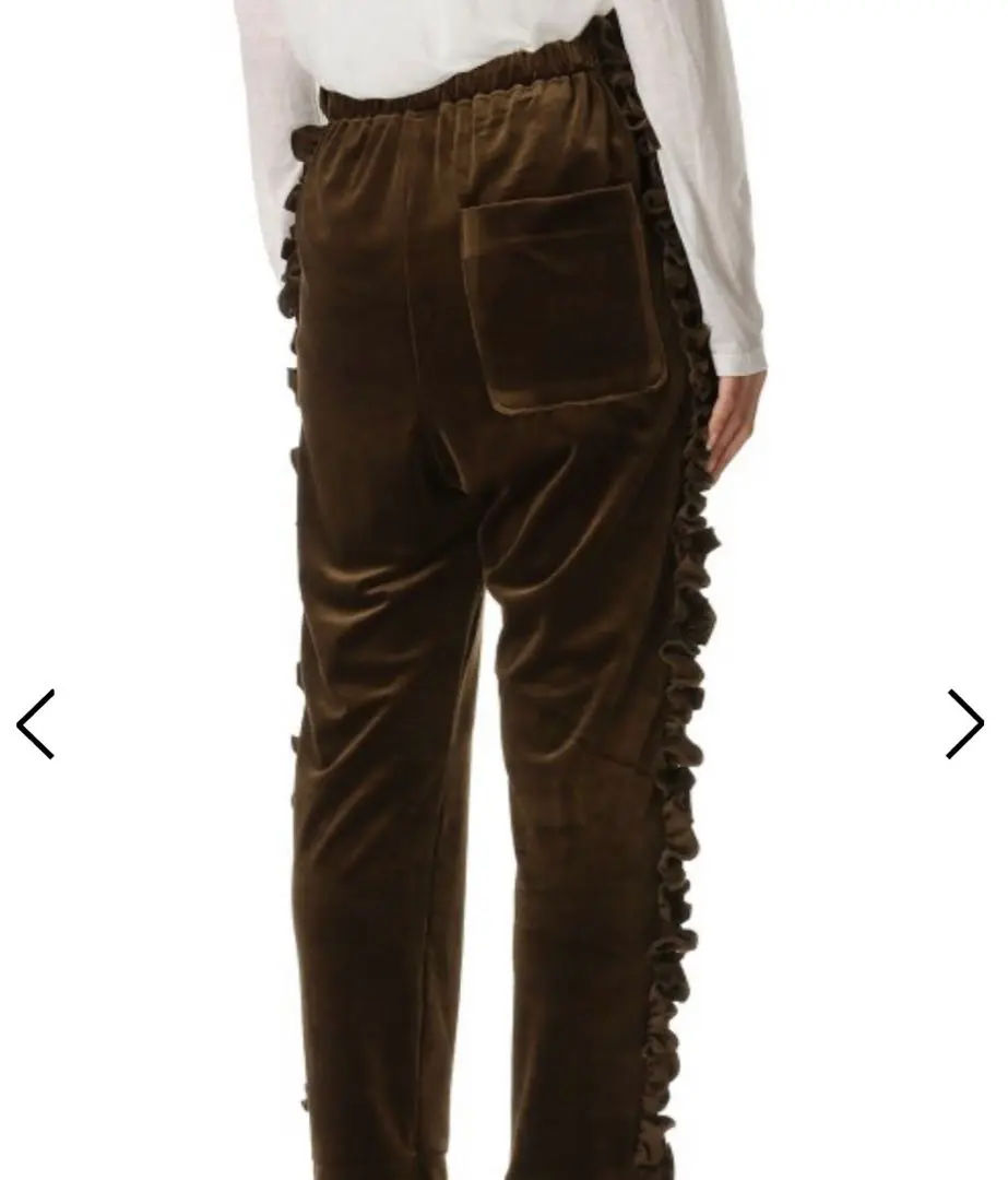 RhodolirioN (ロドリリオン) Ribbed Frill Pant (リブ・フリルパンツ)
