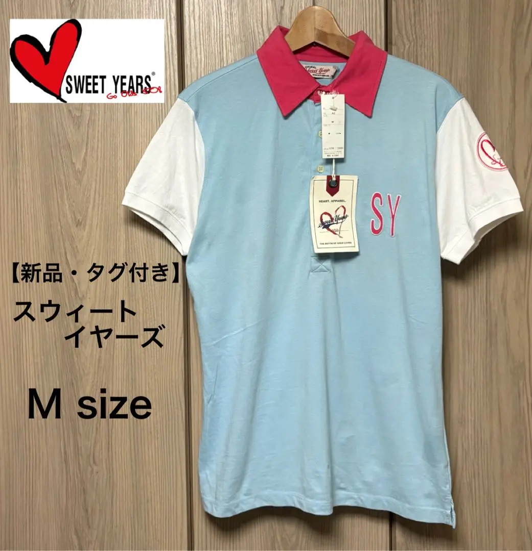 SWEET YEARS スウィートイヤーズ ポロシャツ 15207SY M SWEET YEARS スウィートイヤーズ ポロシャツ 15207SY XL
