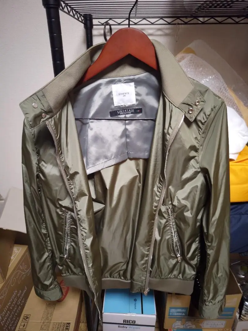 【未使用級・完売・23SS】エディフィス×リモンタ　ミリタリーフードブルゾン　L 定番リモンタフードブルゾンがリニューアル！｜EDIFICE｜EDIFICE