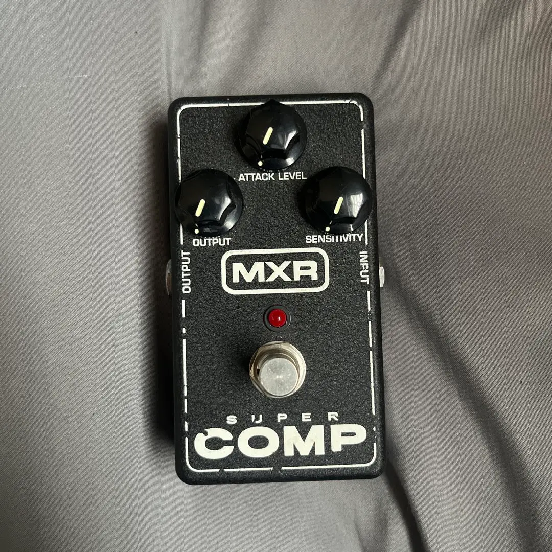 MXR SUPER COMP ギターエフェクター MXR / SUPER COMPの特徴と使い方などをレビュー。アタック調整