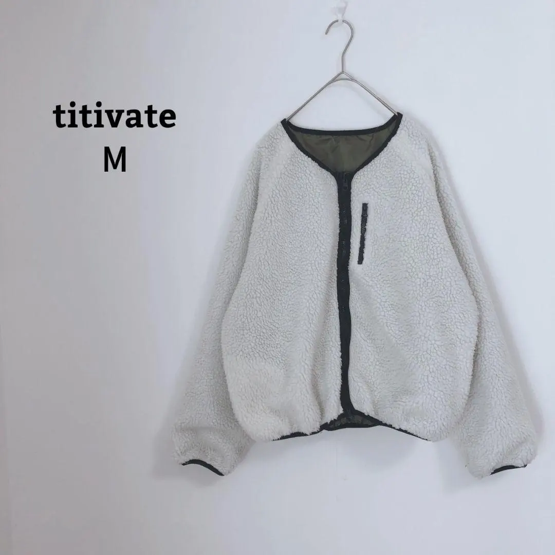 Thumbnail of titivate Boa Jacket Reversible Collarless Full Zip M