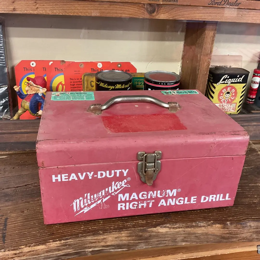 Milwaukee ヴィンテージ工具箱 MILWAUKEE 工具箱 ジョブサイトワークツールボックス13 アメリカ