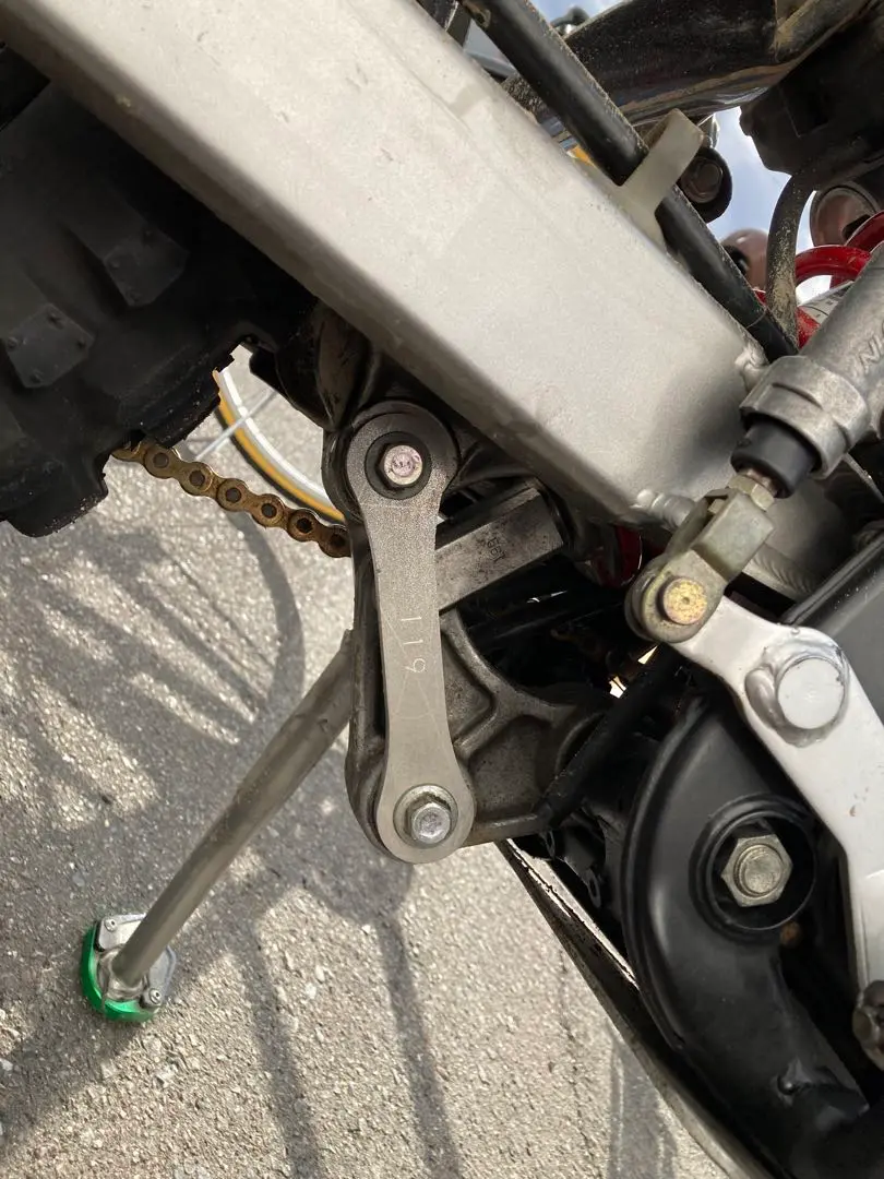 ◆KLX250　純正リアサス　2002年　LX250E　ＤトラッカーA343 ◇KLX250 純正リアサス 2002年 LX250E DトラッカーA343 - メルカリ
