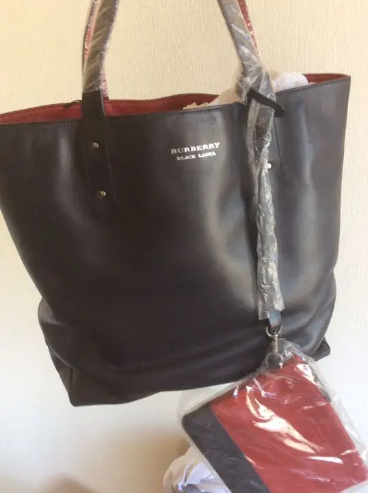 【美品】バーバリーブラックレーベル トートバッグ オールレザー ブラック 黒 楽天市場】【バッグ】BURBERRY バーバリー ブラックレーベル