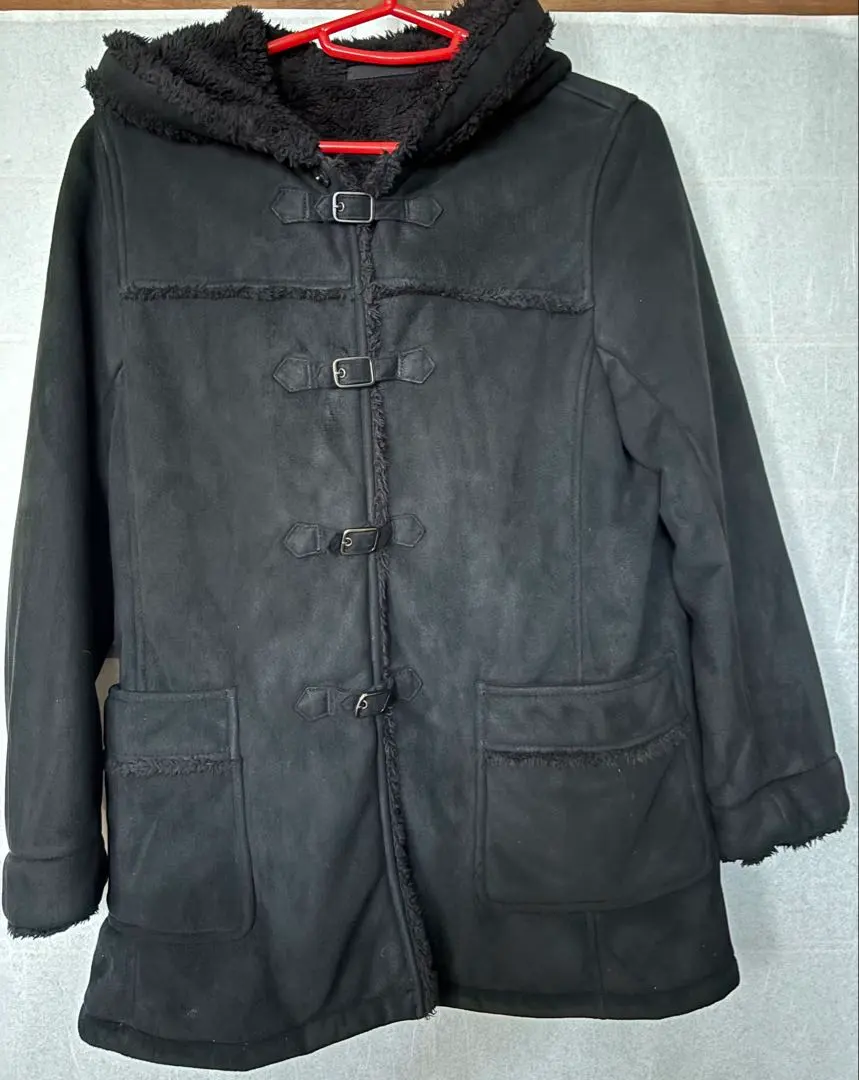 Thumbnail of COMME CA FILLE Black Duffle Coat 150-160cm