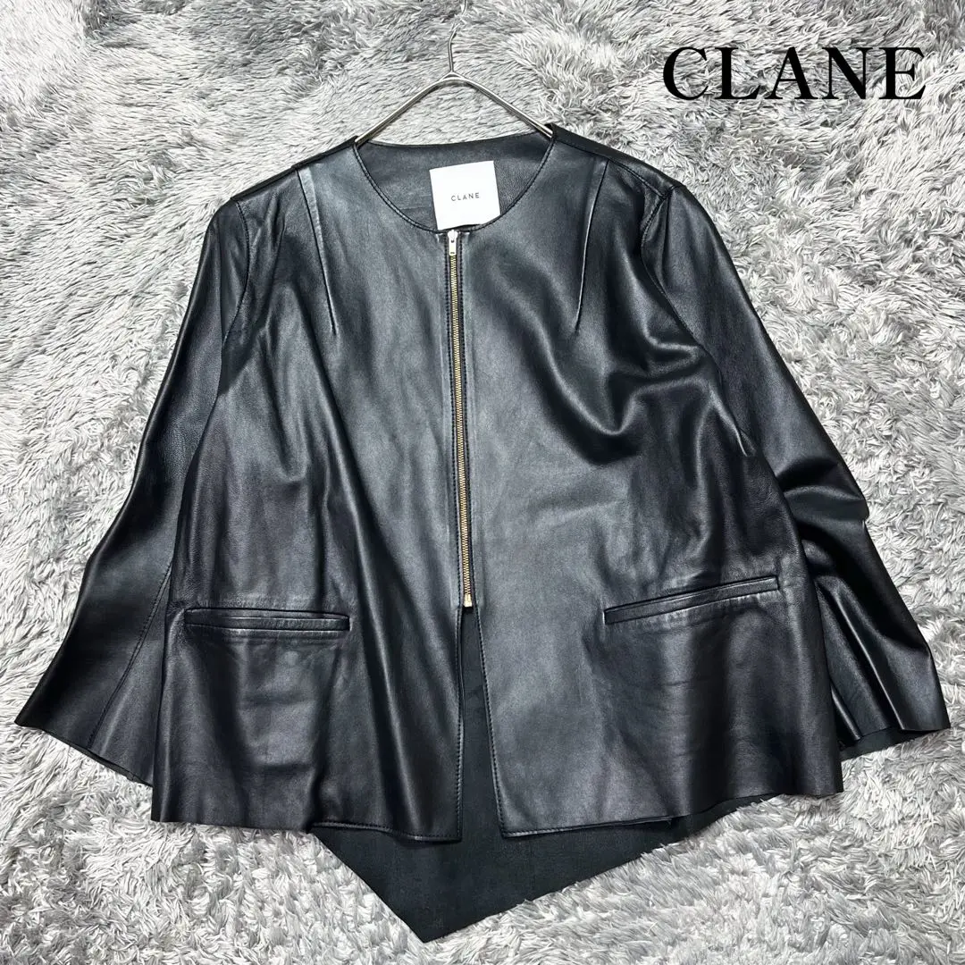 美品CLANE 【定価37400】EGG FAKE LEATHER JACKET 美品CLANE 【定価37400】EGG FAKE LEATHER JACKET
