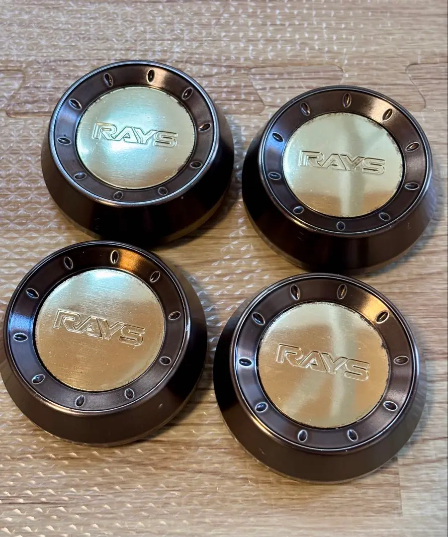 RAYS SE37A センターキャップ 4個セット 美品 ハイタイプ ボルクレーシング ブロンズ RE30，CE28N，TE37 TTA，GT30，GT-V，GTC，GTS，GTM，GTF