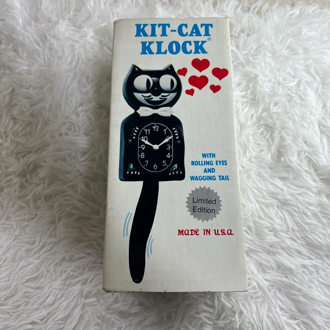 【中古】キットキャット　ウォールクロック　ホワイト 楽天市場】キット キャット クロック （ホワイト） MADE IN