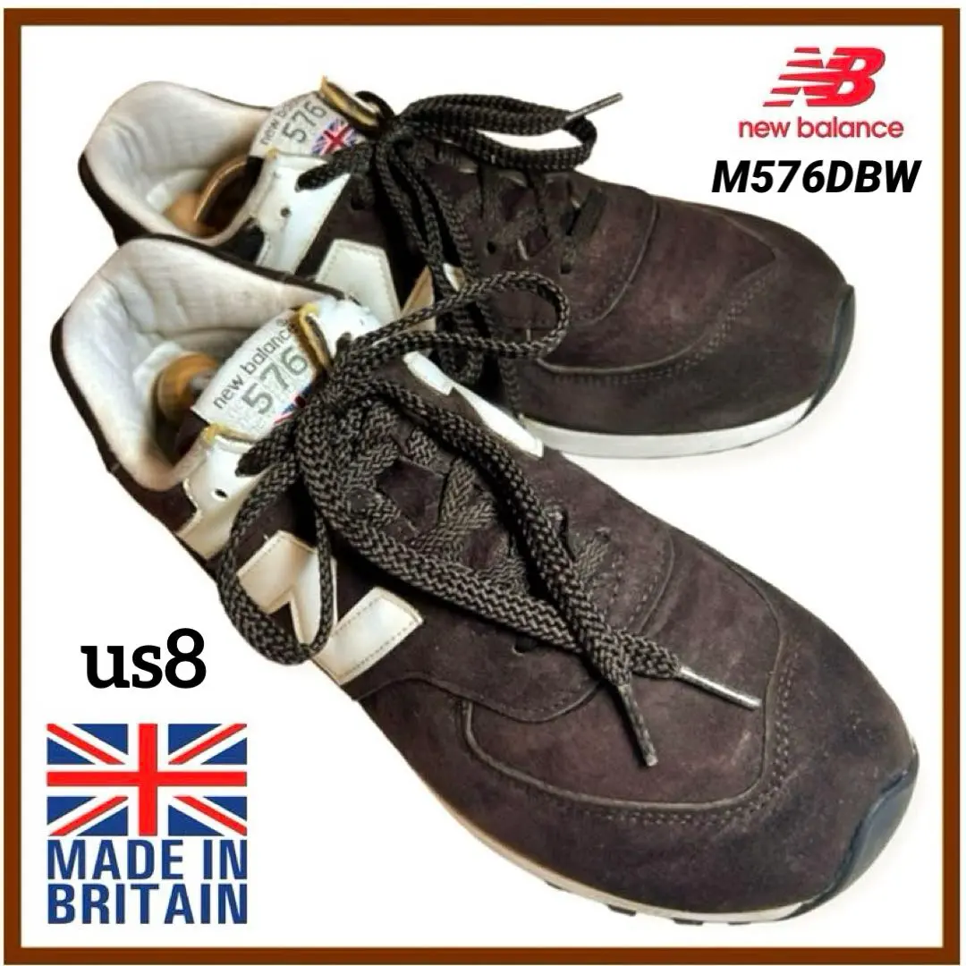 new balance M576DBW ダークブラウン US 7.5 25.5 SELECTSHOP-JP | NEW BALANCE M576DBW DARK BROWN SUEDE MADE IN