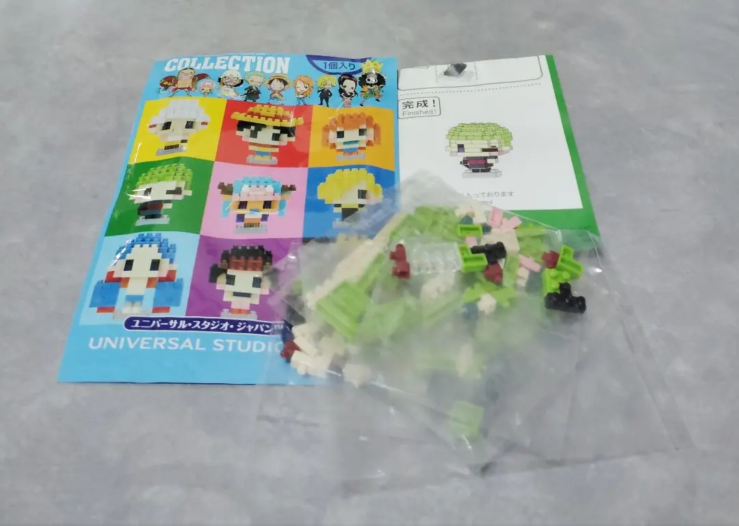 希少！USJ限定 ワンピース ナノブロック　未使用 5種セット 希少！USJ限定 ワンピース ナノブロック nano block 未使用