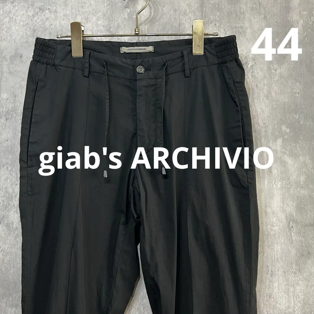美品 giab's ARCHIVIO 42 ジョガーパンツ giab's ARCHIVIO MASACCIO42ジョガーパンツ | sitrak.center