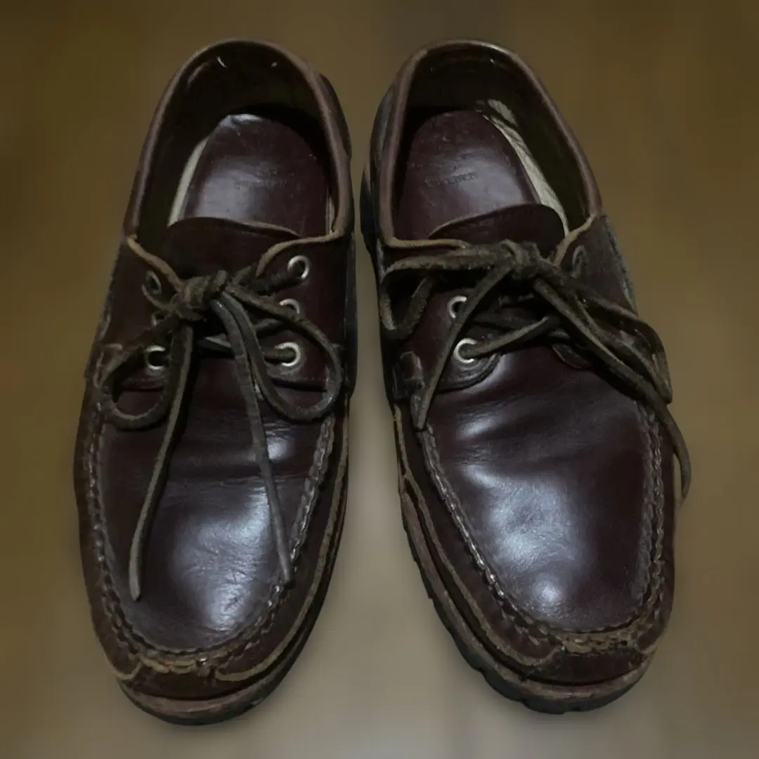 希少 USA製 YUKETEN デッキシューズ ウエスタンモック ダークブラウン YUKETEN デッキシューズ | Scout Moc モカシンシューズ MEN