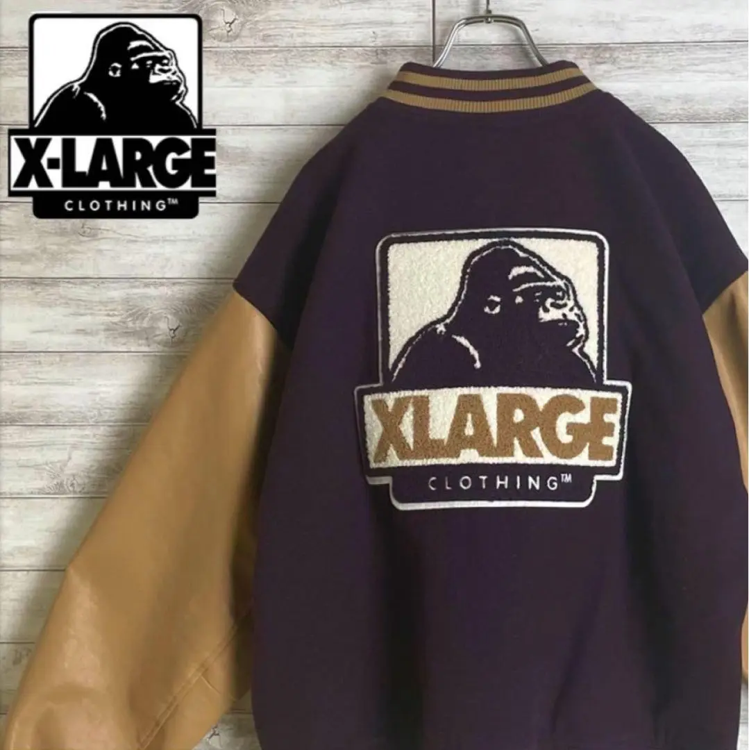 XLARGE SAMBYPEN ウールスタジャン 2025年最新】X-LARGE 素材：ウール スタジャンの人気アイテム