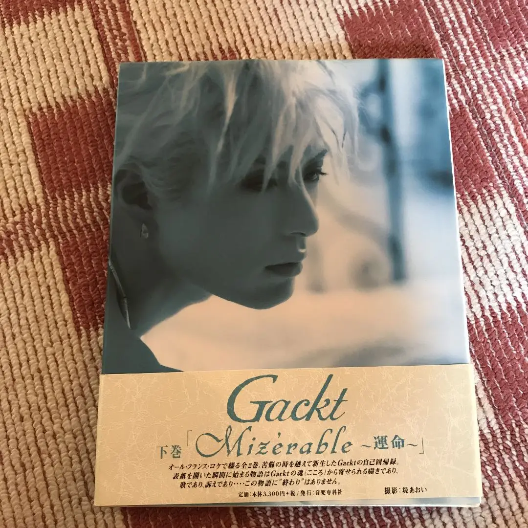 「Ｇａｃｋｔ フランス・ロケ写真集 上下巻セット」 Gackt Miz´erable 飛翔(上巻) フランス・ロケ写真集 フランス