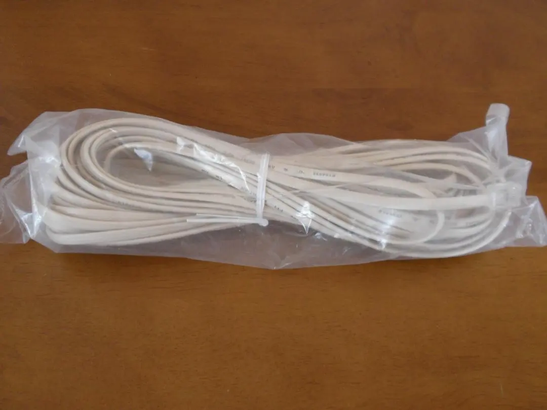 Thumbnail of Unused, unopened modular cable, 6-pin 4-core