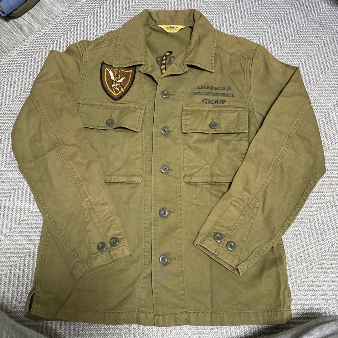 Thumbnail of AVIREX khaki military jacket